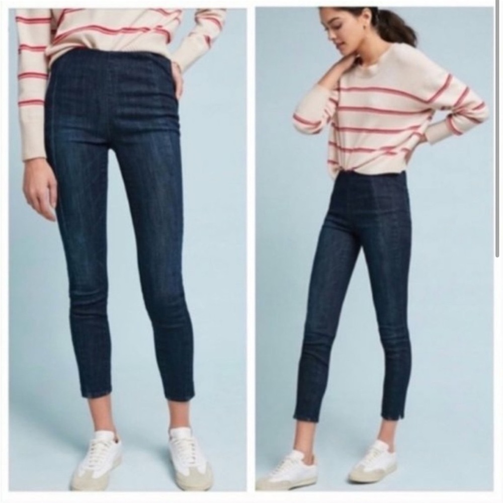 Pilcro High-Rise Ankle Denim Leggings